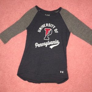 Under armour university of Pennsylvania baseball t